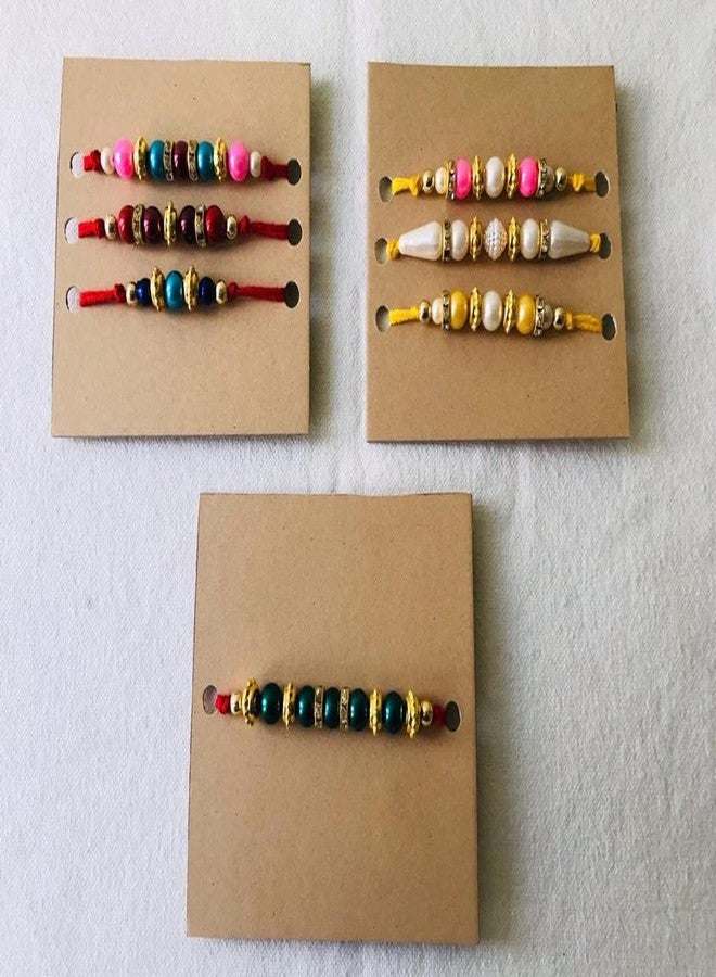 The brown box Rakhi Making Material or Rakhi Making kit DIY Kit Craft Kit Art and Craft Kit - Image 5